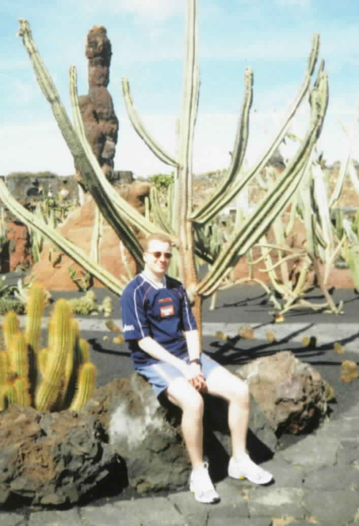 David and cactus