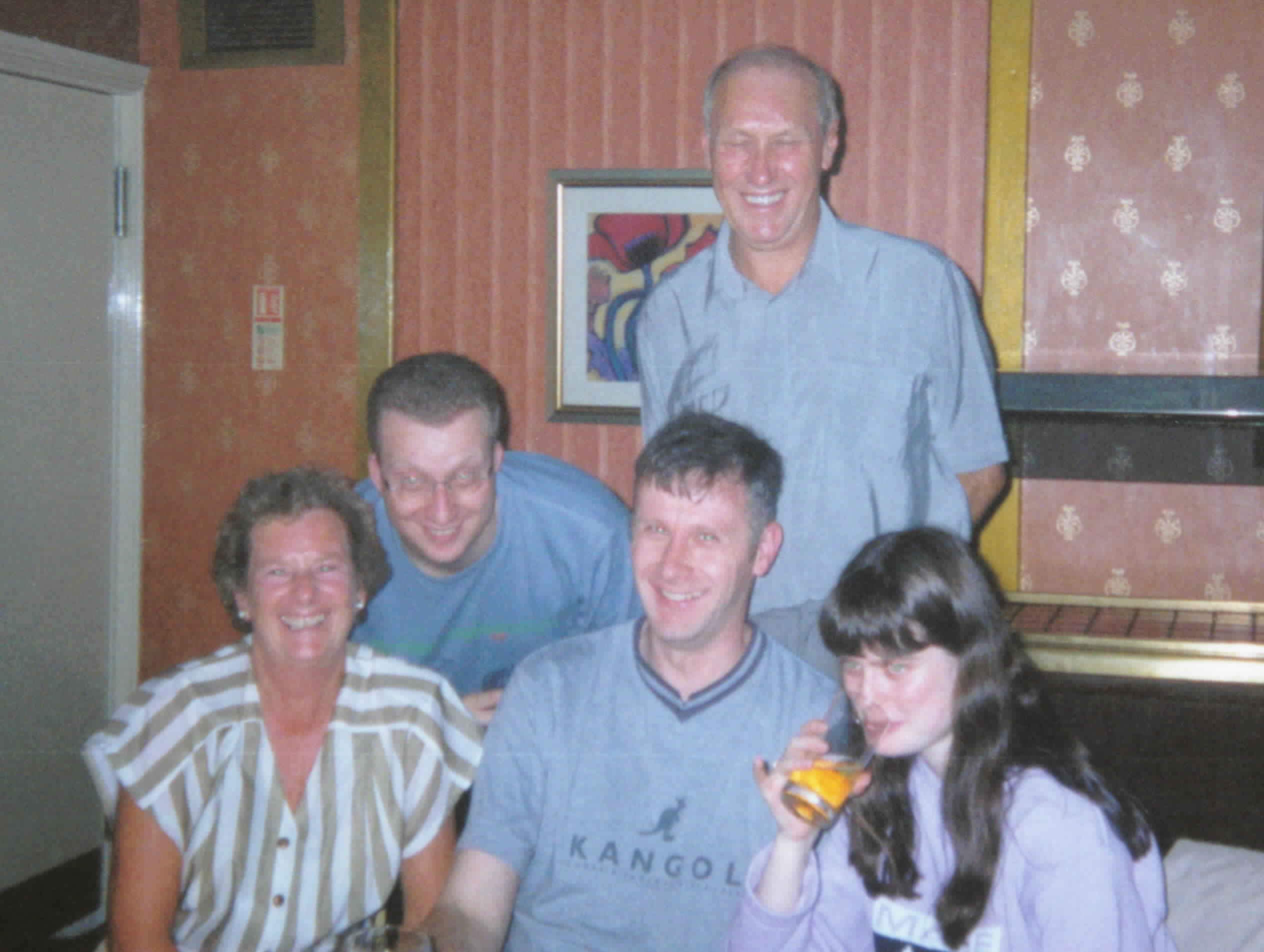 Mum, Me, Dad, Hutch and Cath