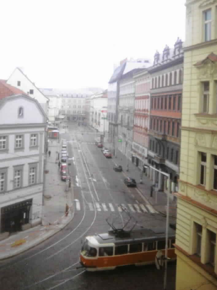 The view from our window - as close to culture as we got!