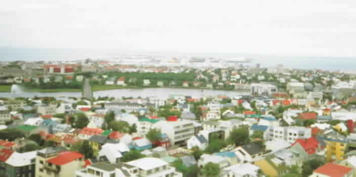 A view of Reykjavik
