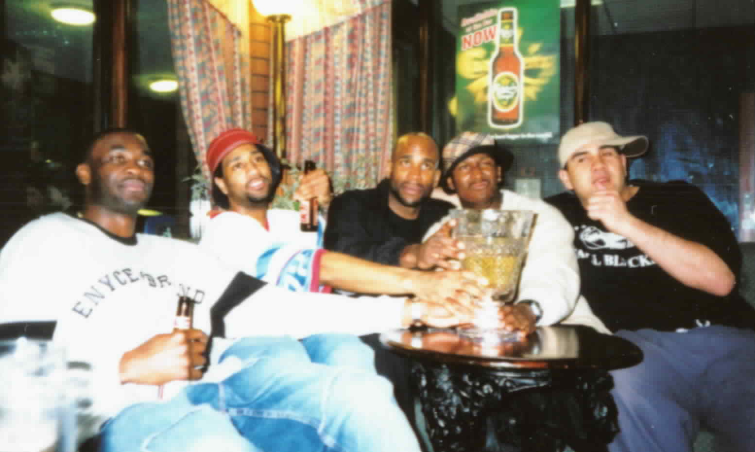 Chester Jets starting 5 with one of their trophies